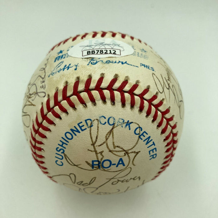 1993 Seattle Mariners Team Signed Baseball With Ken Griffey Jr. JSA COA