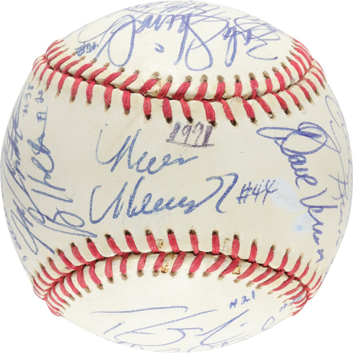 1991 Pedro Martinez Pre Rookie Albuquerque Dukes Team-Signed Baseball PSA