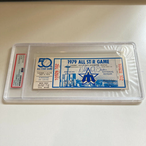 Dan O'brien Signed Autographed 1979 All Star Game Ticket PSA DNA
