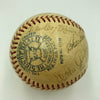 1935 Detroit Tigers World Series Champs Team Signed Baseball JSA COA
