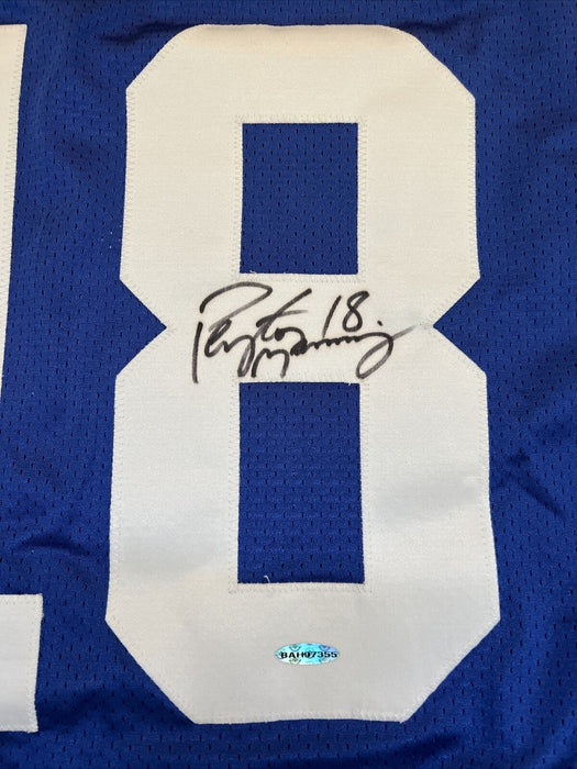 Peyton Manning Signed Indianapolis Colts Game Model Jersey UDA Upper Deck COA