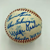 Kid Nichols Ty Cobb Jimmie Foxx Cy Young Tris Speaker HOF Signed Baseball PSA