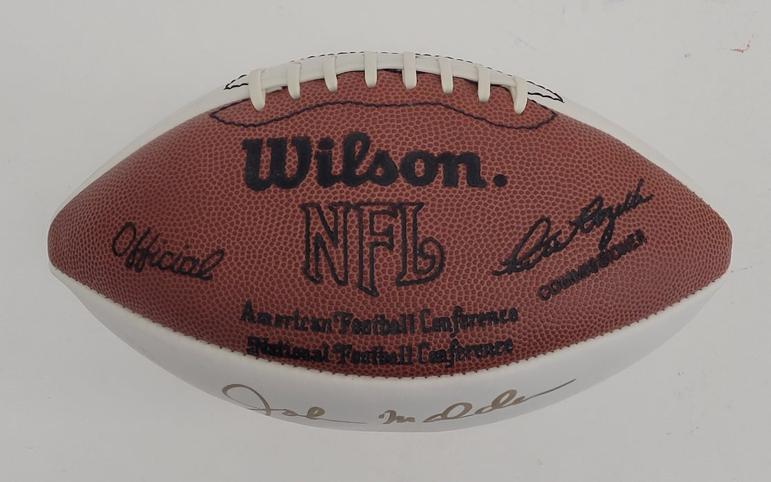 John Madden Signed Wilson Official NFL Football JSA COA