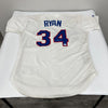 Nolan Ryan Signed 1990's Russell Texas Rangers Game Model Jersey JSA COA