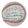 The Finest Mickey Cochrane Single Signed Heavily Inscribed Stat Baseball PSA DNA