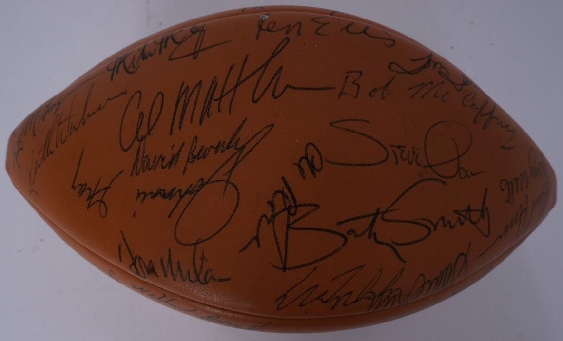 1975 Green Bay Packers Team Signed Wilson NFL Game Football Bart Starr Beckett