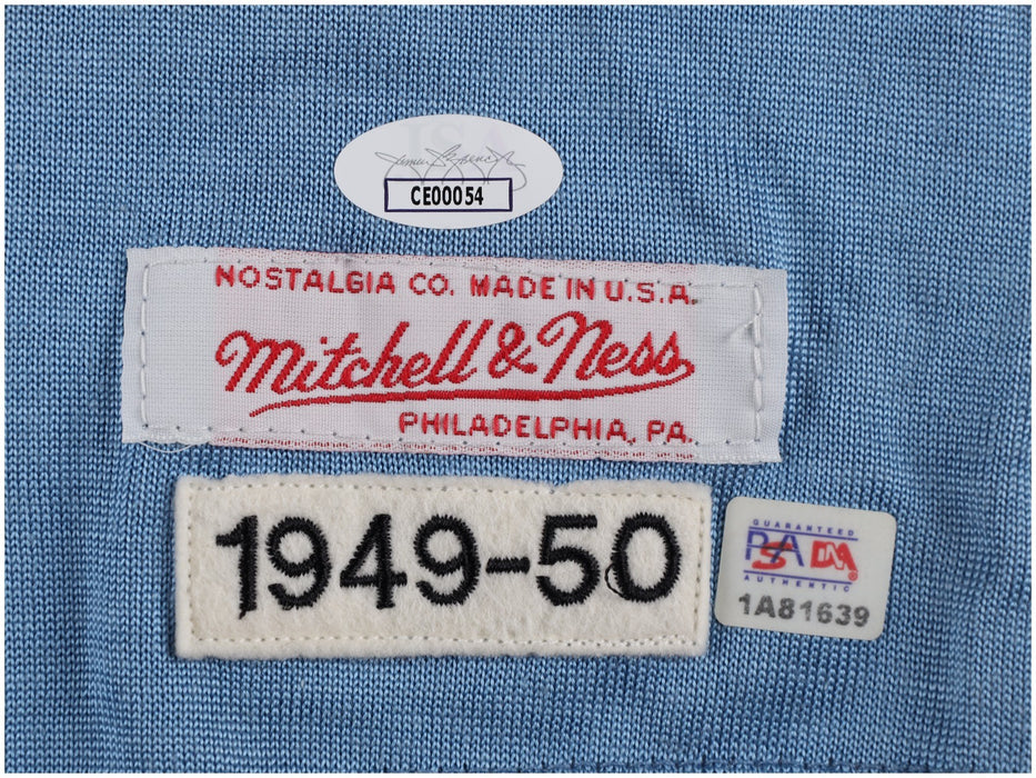 George Mikan HOF 1959 Signed Los Angeles Lakers Mitchell & Ness Jersey PSA & JSA