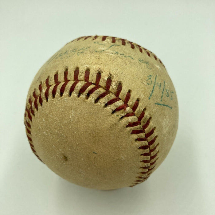 Dazzy Vance Single Signed 1950's National League Baseball With JSA COA