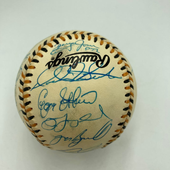 1994 All Star Game National League Team Signed Baseball Barry Bonds PSA DNA COA
