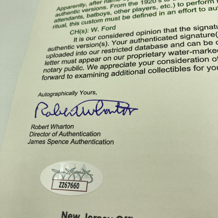 1953 New York Yankees World Series Champs Team Signed Baseball Mickey Mantle JSA