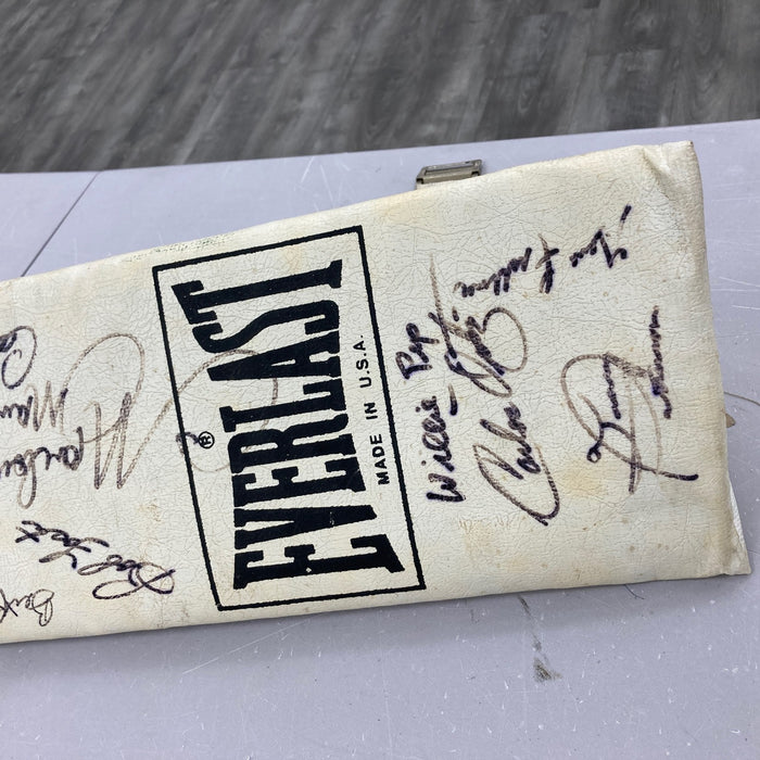 Boxing Legends Signed Post Joe Frazier Sugar Ray Leonard Floyd Patterson JSA