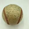 Joe Dimaggio Pre Rookie 1935 San Francisco Seals Team Signed Baseball JSA COA