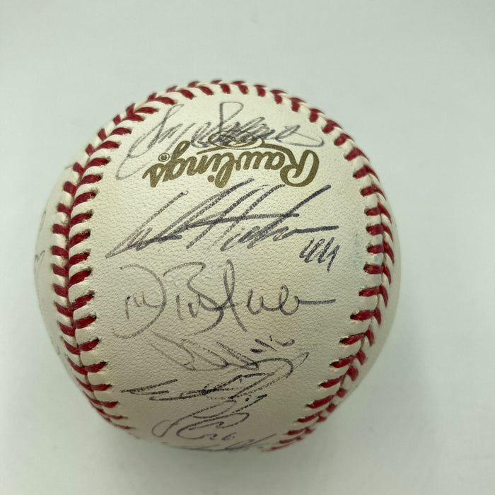 2015 Kansas City Royals World Series Champs Team Signed W.S. Baseball JSA COA
