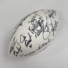 1985 Super Bowl Champs Chicago Bears Team Signed Football Walter Payton JSA COA