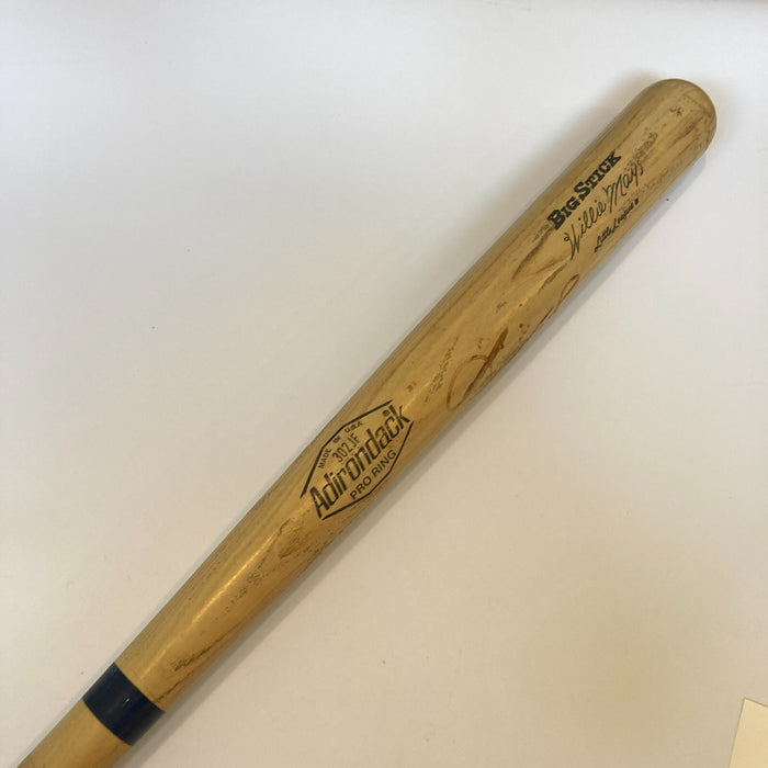 Willie Mays Signed Vintage Adirondack Baseball Bat With JSA COA