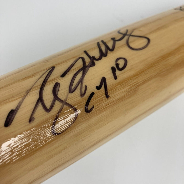 Roy Halladay "Cy Young 2010" Signed Commemorative Baseball Bat JSA Sticker