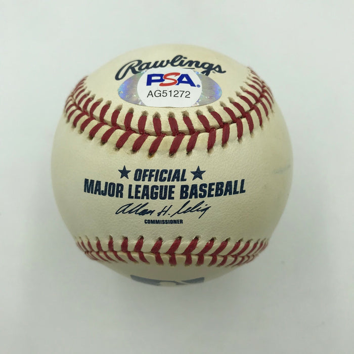 Elton John Single Signed Official Major League Baseball PSA DNA Graded MINT 9