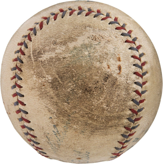 Beautiful 1932 Heinie Manush Signed Official American League Baseball PSA DNA