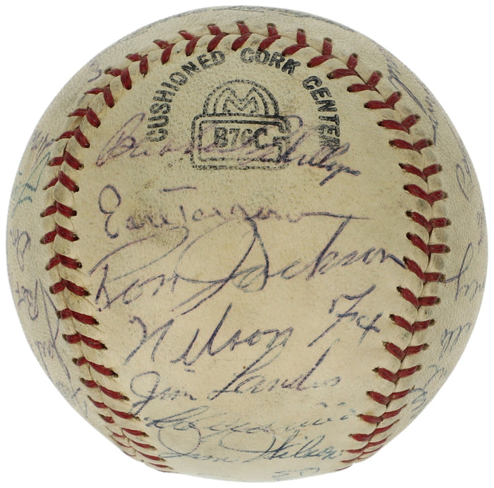Nellie Fox 1957 Chicago White Sox Team Signed Baseball PSA DNA COA