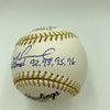 Beautiful Mark Grace Gold Glove 92,93,95,96 Signed Gold Glove Baseball JSA COA