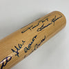 Willie Mays Hank Aaron 500 Home Run Club Signed Baseball Bat 11 Sigs JSA COA