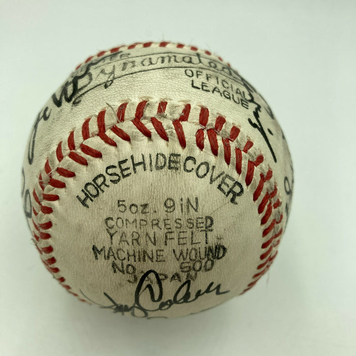 Hall Of Fame Legends Signed Baseball Joe Medwick & Boxing Legend Joe Louis BAS