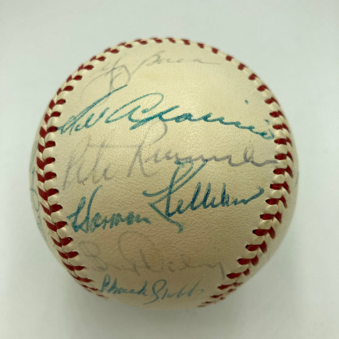 1959 All Star Game Team Signed Baseball Mickey Mantle JSA COA