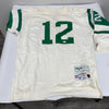 Joe Namath Twice Signed Champions 1968 New York Jets Authentic Jersey JSA COA