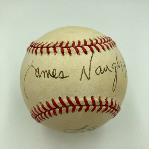 James Naughton Bebe Neuwirth Joel Grey Chicago Signed Baseball JSA COA