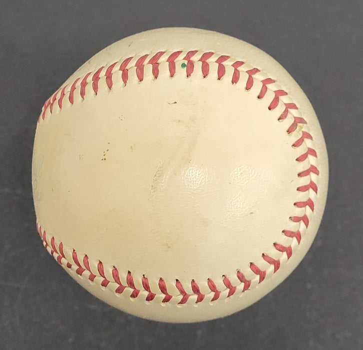Joe Dimaggio 1947 World Series Game 3 Single Signed AL Harridge Baseball JSA