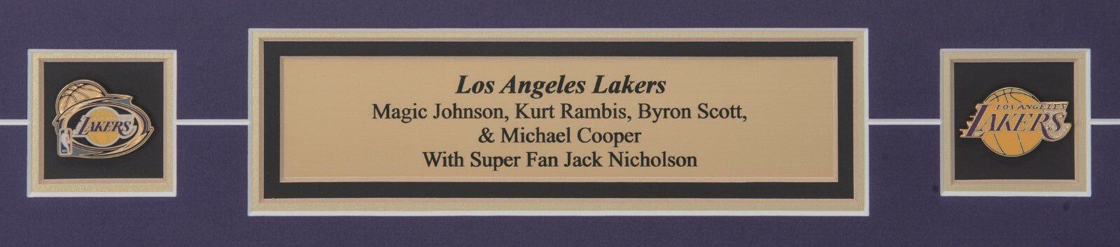 Jack Nicholson 1986 Los Angeles Lakers "Showtime" Signed 11x14 Photo PSA DNA COA