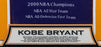 Kobe Bryant Signed 2000 NBA Champions Jersey UDA Upper Deck COA Framed