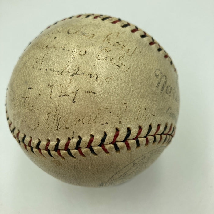 1929 Chicago Cubs Murderer’s Row Signed Baseball JSA COA