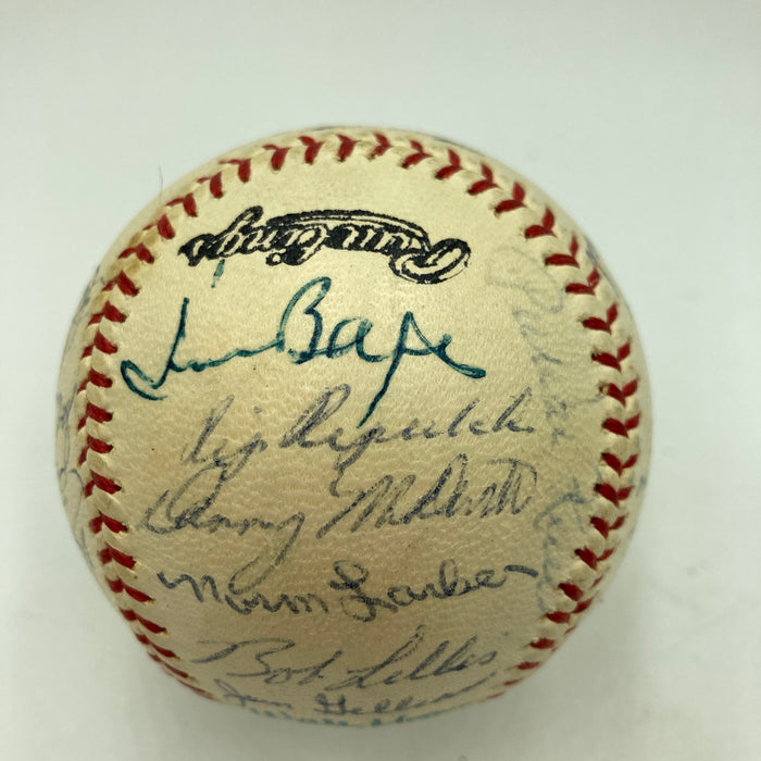 1959 Los Angeles Dodgers World Series Champs Team Signed Baseball JSA COA