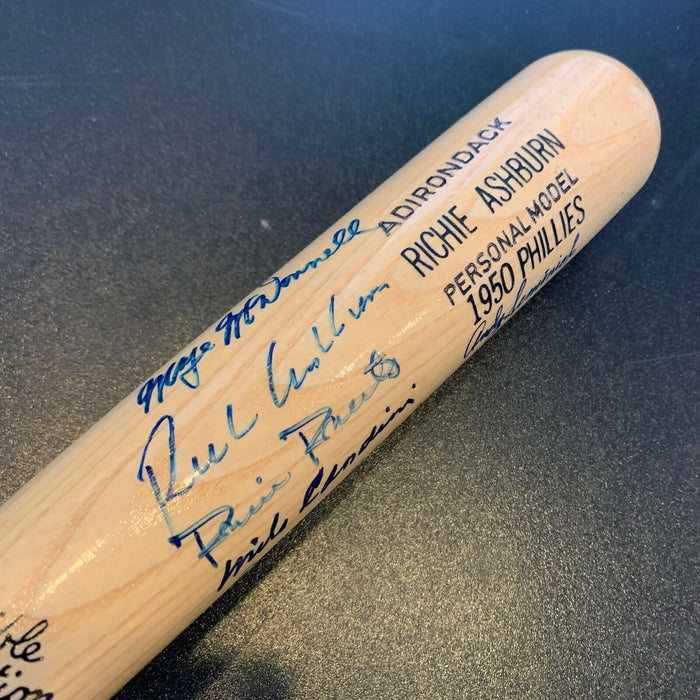 1950 Philadelphia Phillies Whiz Kids NL Champions Team Signed Bat With JSA COA