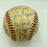 Hank Aaron 1959 Milwaukee Braves Team Signed National League Baseball JSA COA