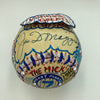 Mickey Mantle & Joe Dimaggio Signed Charles Fazzino Pop Art Baseball PSA RARE
