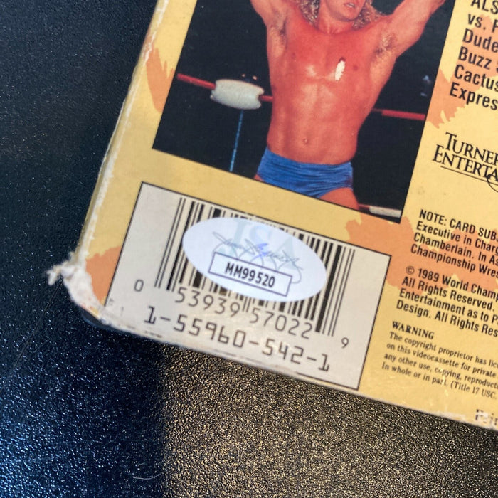 Ric Flair, Sting & Jim Cornette Signed Autographed WWF VHS Movie JSA COA