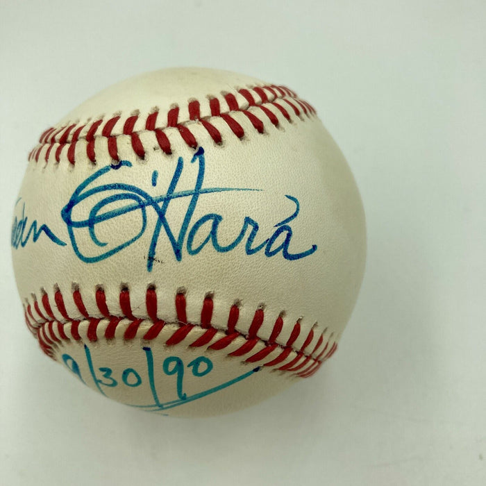 Maureen O'Hara Signed Autographed American League Baseball JSA COA Movie Star