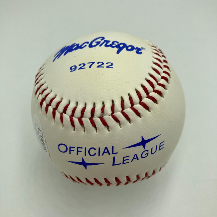 Meinhardt Raabe Wizard Of Oz 1939 Signed Baseball JSA COA