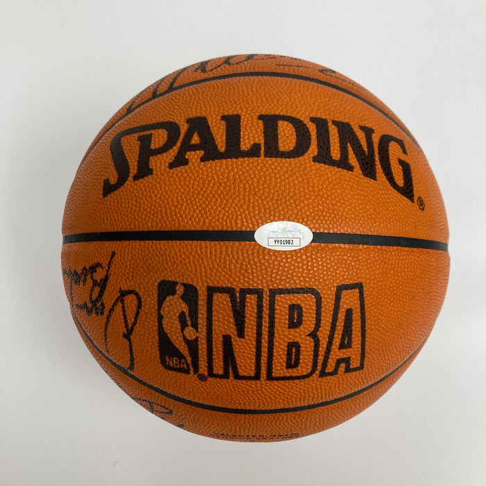1983-1984 Boston Celtics NBA Champs Team Signed Official NBA Game Basketball JSA