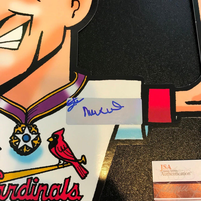 Rare Stan Musial Signed Autographed Stand Up For Stan Stadium Giveaway JSA COA