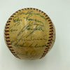 1955 Yankees Old Timers Day Signed Baseball Mickey Mantle Al Simmons JSA COA