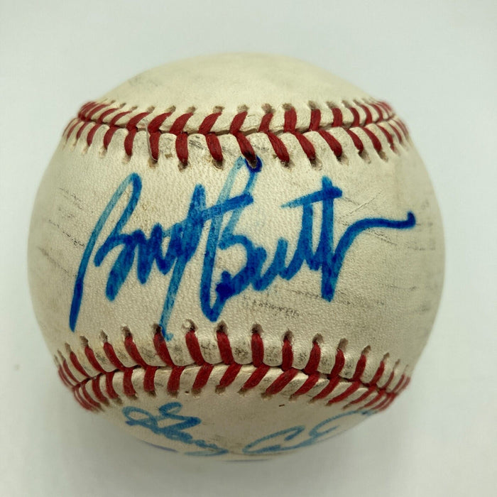 1991 Los Angeles Dodgers Signed Baseball Orel Hershiser Gary Carter JSA COA