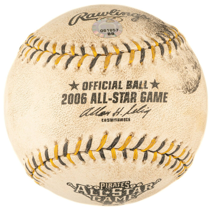 Derek Jeter 2006 All Star Game Actual Hit Game Used Baseball MLB Authenticated