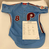 Juan Samuel 1987 Game Used Philadelphia Phillies Jersey MEARS A10 The Finest
