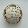 Beautiful Stan Musial Signed Heavily Inscribed Career STAT Baseball RJ COA