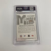 2005 Donruss Classics Willie Mays Auto Game Used Jersey Bat #5/5 PSA