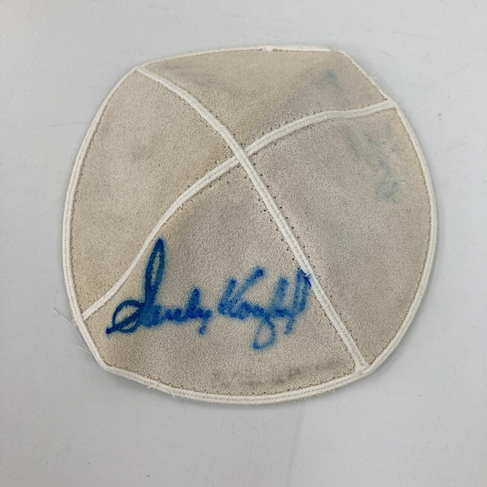 Sandy Koufax Signed Autographed Yarmulke JSA COA RARE