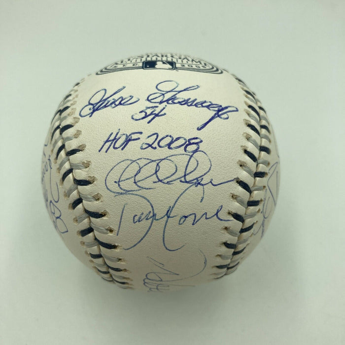 Derek Jeter Mariano Rivera New York Yankees All Time Greats Signed Baseball BAS